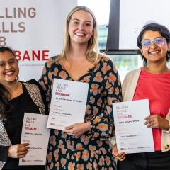 Cancer therapy researcher wins first place at the 2023 Falling Walls Lab Brisbane